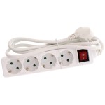 prelungitor 4 prize 1.5m cu intrerupator, cablu 3x1.5mmp, well