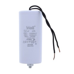condensator pornire motor 400v 50uf cu fir, well
