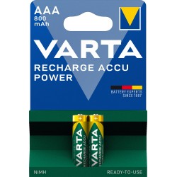 acumulator r3 (aaa) 800mah ready2use 2 buc/blister 56703 varta