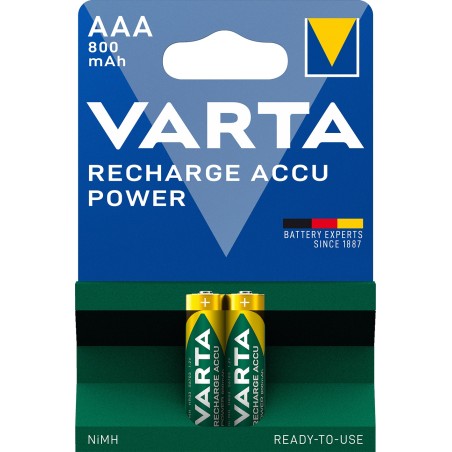 acumulator r3 (aaa) 800mah ready2use 2 buc/blister 56703 varta