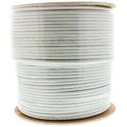 cablu coaxial rg6, 75r,fire otel cuprat,ecranat cu  folie al+al&mg 48x0.12,rola 305m, well
