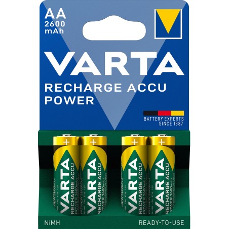 acumulator r6 (aa) ready2use 2600mah, nimh, 4 buc/blister 5716 varta