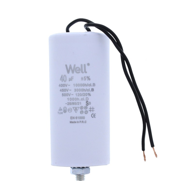 condensator pornire motor 400v 40uf cu fir, well condensator pornire motor 400v 40uf cu fir, well