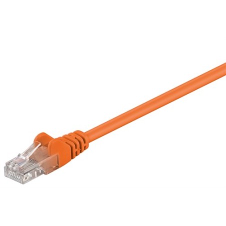 cablu de retea u/utp goobay, cat5e, patch cord, 20m, portocaliu