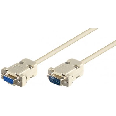 cablu serial rs232 d-sub 9p tata - d-sub 9p mama, 2m, goobay
