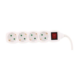 prelungitor 4 prize 5m cu intrerupator, cablu 3x1.5mmp, well