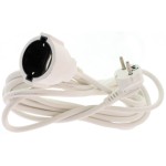 cablu prelungitor 5m 1.5mm, alb, well
