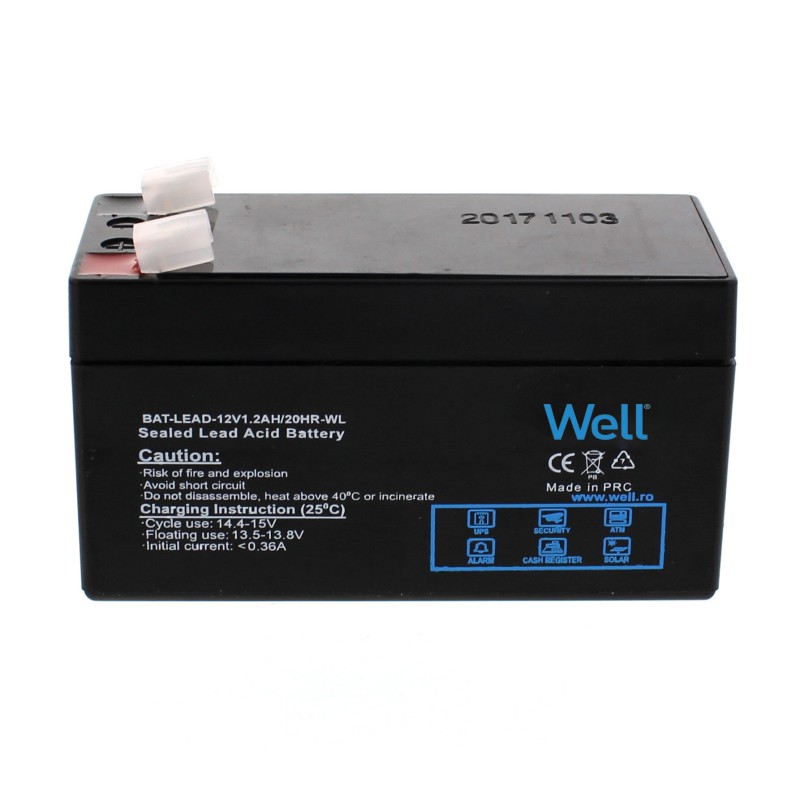 acumulator plumb acid well 12v 1.2ah, terminal t1 acumulator plumb acid well 12v 1.2ah, terminal t1