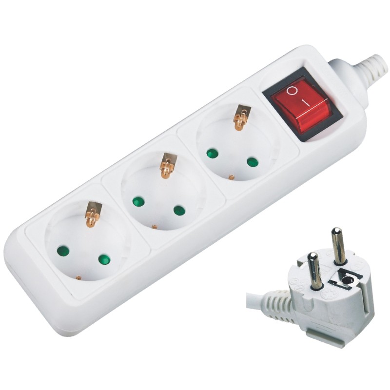 prelungitor 3 prize 5m cu intrerupator, cablu 3x1.5mmp, well prelungitor 3 prize 5m cu intrerupator, cablu 3x1.5mmp, well