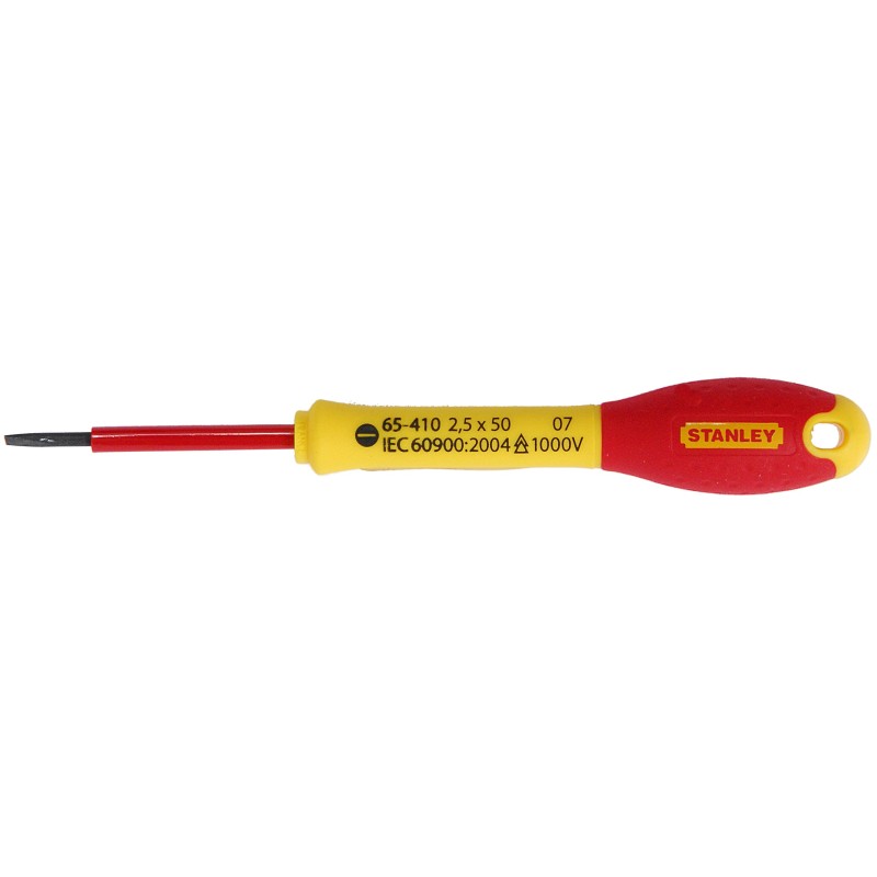 surubelnita izolata fatmax 1000v, 2.5x50mm, 0-65-410 stanley surubelnita izolata fatmax 1000v, 2.5x50mm, 0-65-410 stanley