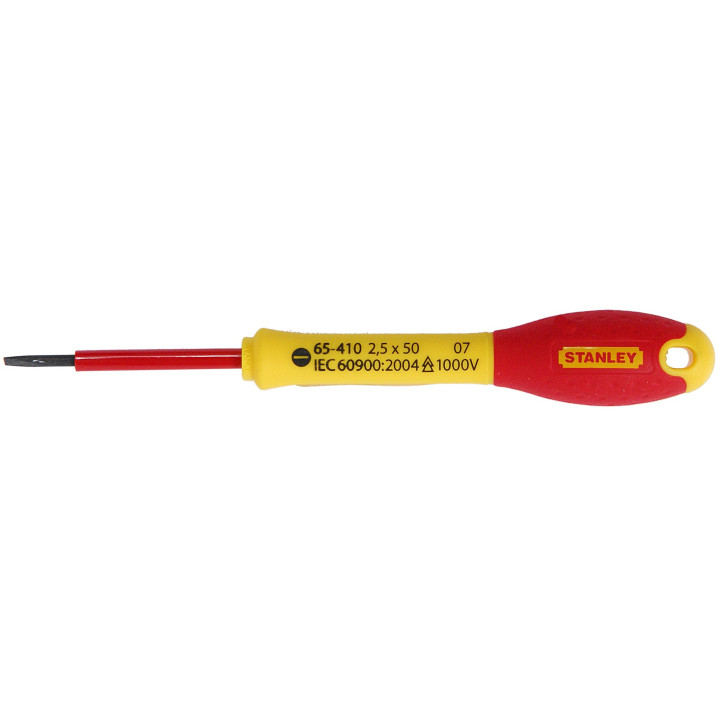 surubelnita izolata fatmax 1000v, 2.5x50mm, 0-65-410 stanley