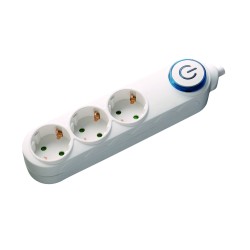 prelungitor 3 prize 5m cu intrerupator, cablu 3x1.5mmp, well