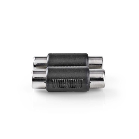 adaptor audio stereo 2x rca mama - 2x rca mama set 10 bucati nedis