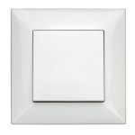 intrerupator sonerie schrack visio50 ev106020 complet incastrat alb cu surub