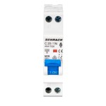 siguranta electrica automata schrack amparo am417520--, 4,5ka, 20a, 1p+n, 1 modul