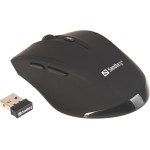 mouse wireless sandberg 630-06 pro, 1600dpi, usb, negru