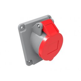 priza industriala bemis bc1-1504-2420, 3p+e, 16a, 380v, unghi 45° ip44