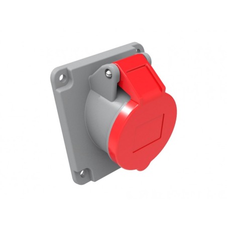 priza industriala bemis bc1-1504-2420, 3p+e, 16a, 380v, unghi 45° ip44