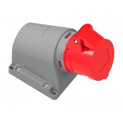 priza industriala bemis bc1-1504-2535, 3p+e, 16a, 380v, aparenta, unghi 90° ip44