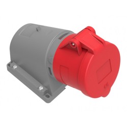 priza industriala bemis bc1-3505-2535 3p+n+e, 32a, 380v, aparenta, unghi 90°, ip44