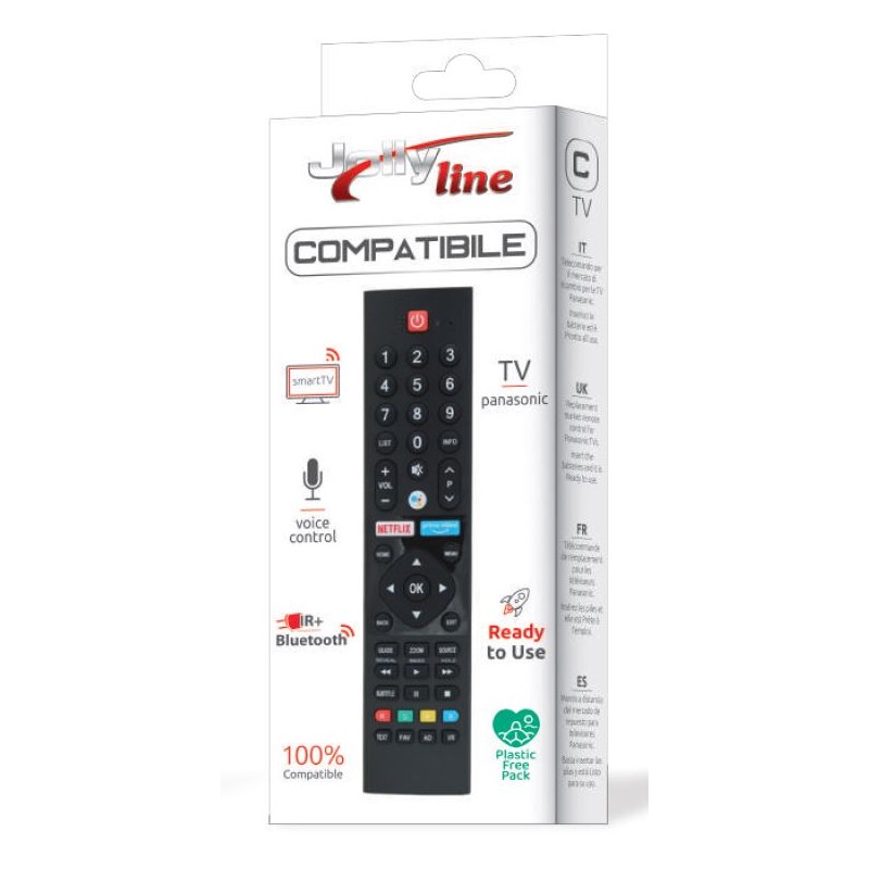 telecomanda universala jolly, tv lcd panasonic, control prin voce, ir+bluetooth