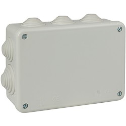 doza derivatie solera 616, aparenta, 8 intrari o25, 2 intrari o32, 165x120x60 mm