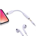 adaptor lightning tata - 3.5mm mama 10cm well adaptor lightning tata - 3.5mm mama 10cm well
