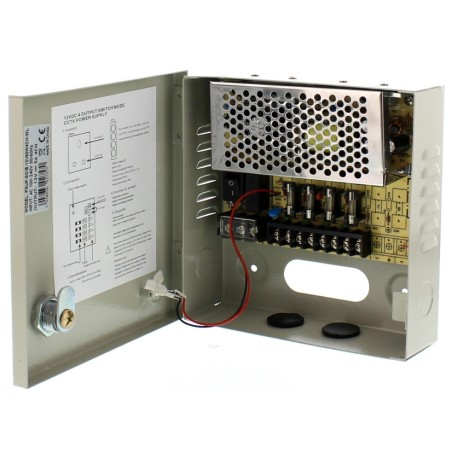 sursa in comutatie ac-dc cu cutie 60w 12v 5.0a 4canale well