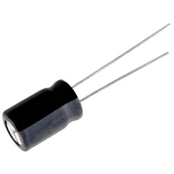 Condensatoare, Condensator: electrolitic THT 470uF 25VDC Ø10x16mm Raster: 5mm -1, dioda.ro