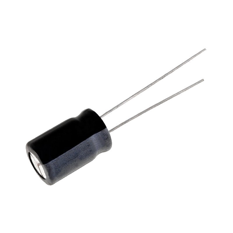 Condensatoare, Condensator: electrolitic THT 470uF 25VDC Ø10x16mm Raster: 5mm -1, dioda.ro