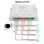 Sonoff 4CH R2 – switch/ releu inteligent 4 canale Sonoff 4CH R2 – switch/ releu inteligent 4 canale