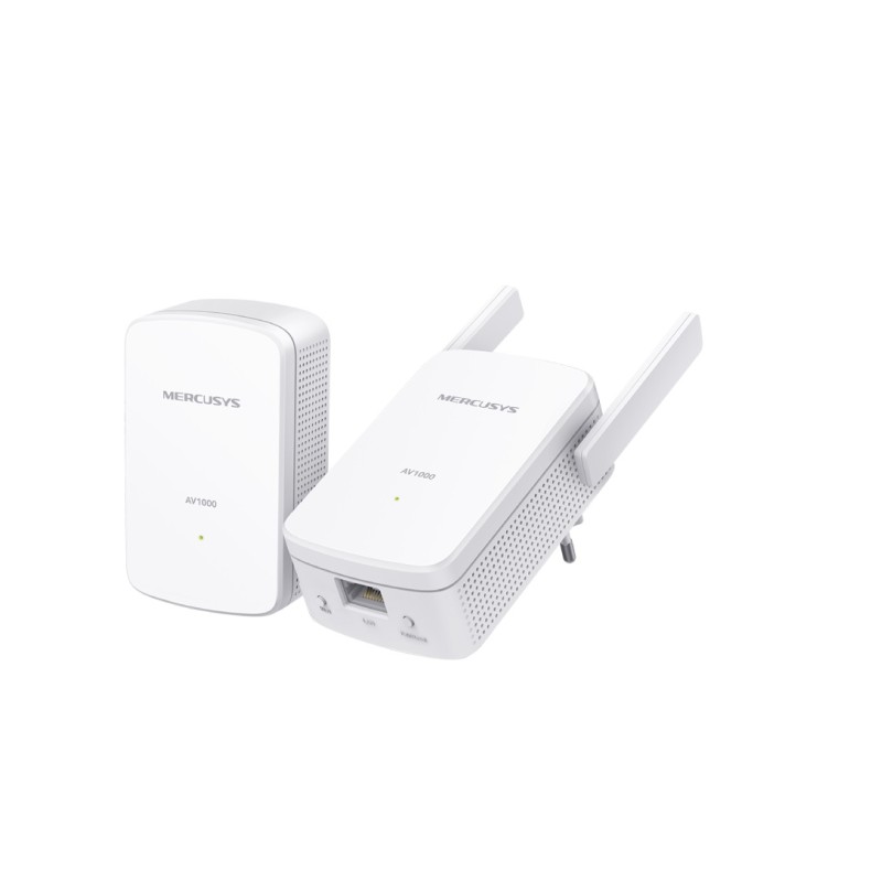 kit adaptor powerline av1000, wi-fi, gigabit, mercusys mp510kit