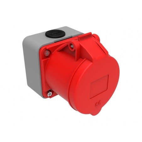 priza industriala bemis bc1-3505-2510 3p+n+e, 32a, 380v, aparenta, ip44