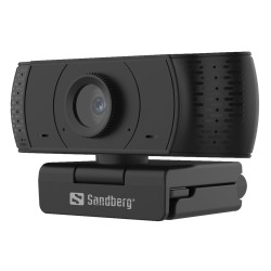 camera web sandberg 134-16, 1080p, usb, microfon, negru