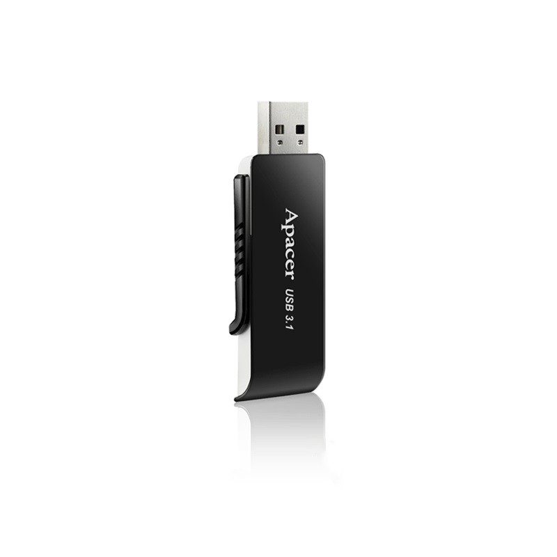 memorie flash usb3.2 128gb negru/alb, apacer