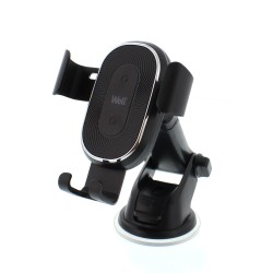 incarcator auto wireless pilot well 10w cu gravitatie, cu ventuza