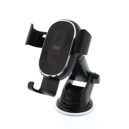 incarcator auto wireless pilot well 10w cu gravitatie, cu ventuza