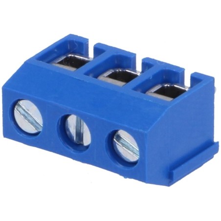 home, Regletă de conexiuni pt.PCB în unghi 90° 5mm piste: 3 1,5mm2 -1, dioda.ro