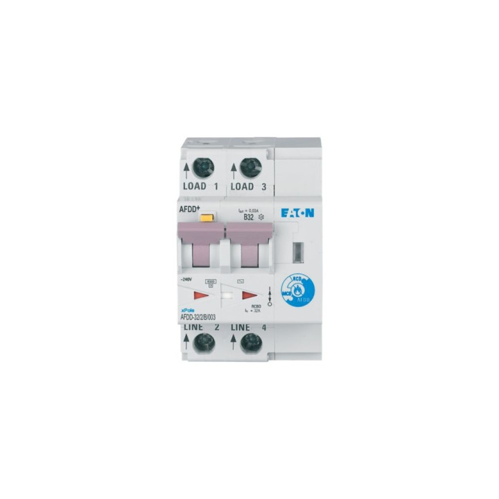 intrerupator diferential afdd 32a 2p b 10ka 30ma, eaton