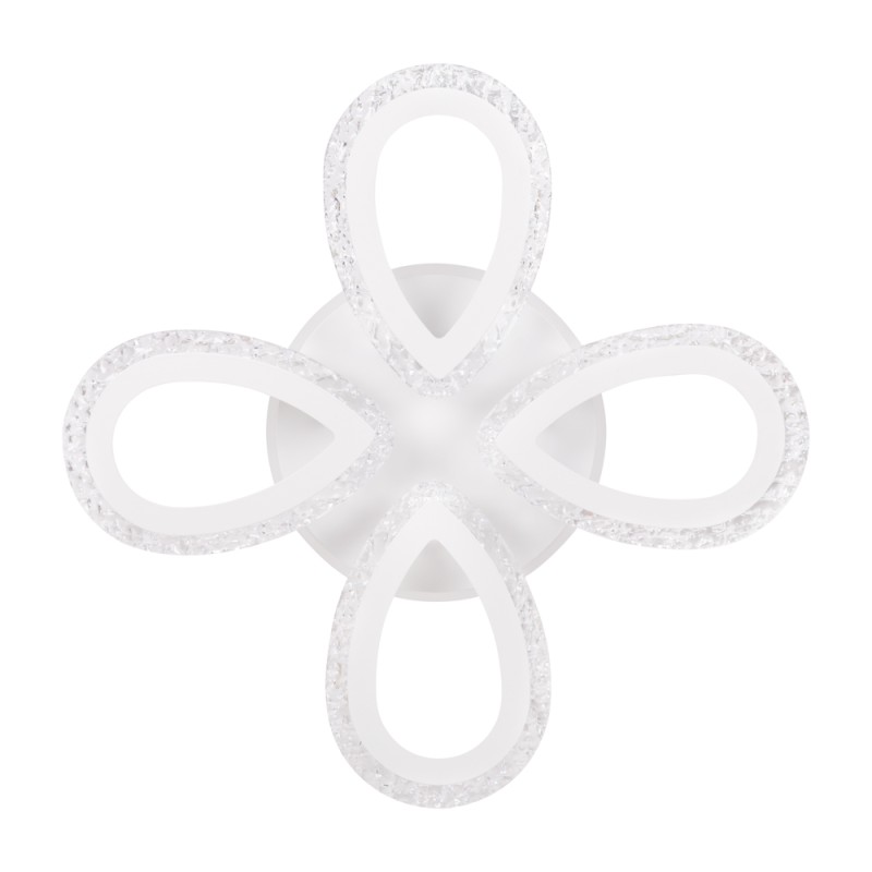 plafoniera ice led 40w 3cct+rgb cu telecomanda, alb, erste