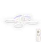 plafoniera ice led 40w 3cct+rgb cu telecomanda, alb, erste