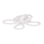 plafoniera ice led 40w 3cct+rgb cu telecomanda, alb, erste