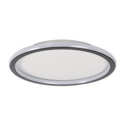plafoniera mia 40w 3000-6000k 400x400x50mm, negru,  erste