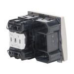 moda voice, intrerupator cruce 2m,bej mat, elbi