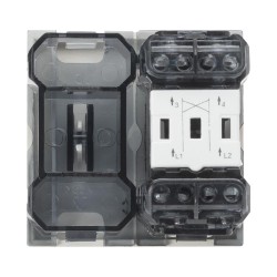 moda voice, intrerupator cruce 2m,bej mat, elbi