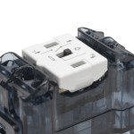 moda voice, intrerupator led 1m, alb, elbi