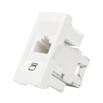 moda voice, priza utp cat6e 1m, alb mat, elbi