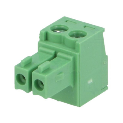 Conectori, Regletă de conexiuni deconectabilă 3,5mm 2 pini drept mama -1, dioda.ro