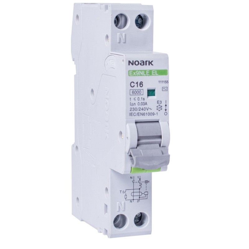 rcbo intr-un singur modul ex9nle el 1pn b16 30ma eu, 111148, noark