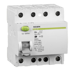 intreruptoare diferentiale ex9l-n 4p 63a 30ma, 108333, noark